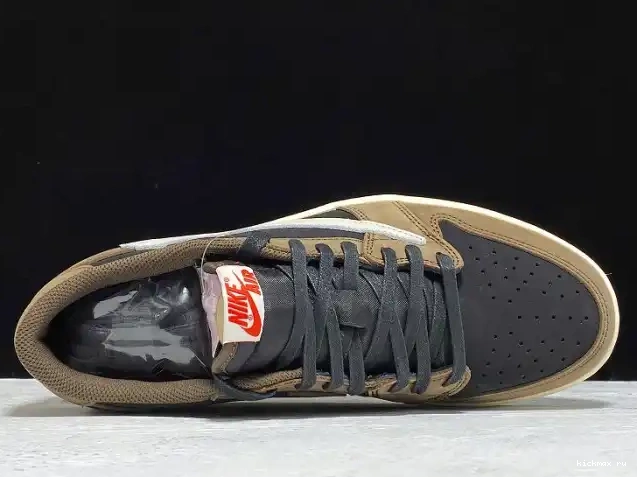 Cheap SP x Dark Air Scott CQ4277-001 Travis 1 Low Jordan Mocha OG 0512